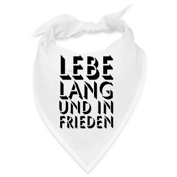 LEBE LANG - Bandana - Weiß - Vorne
