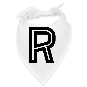 R - Bandana - Weiß - Vorne