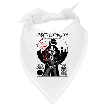 Jack the Ripper - Bandana - Weiß - Vorne