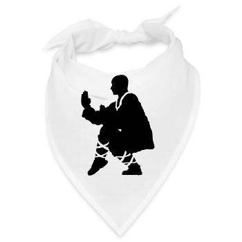 Kung fu - Bandana - Weiß - Vorne