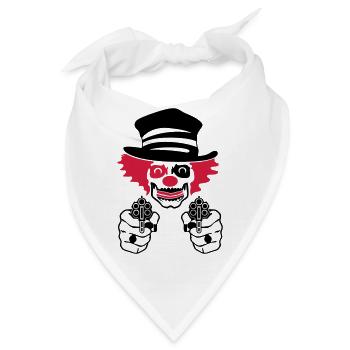 bad circus clown - Bandana - Weiß - Vorne