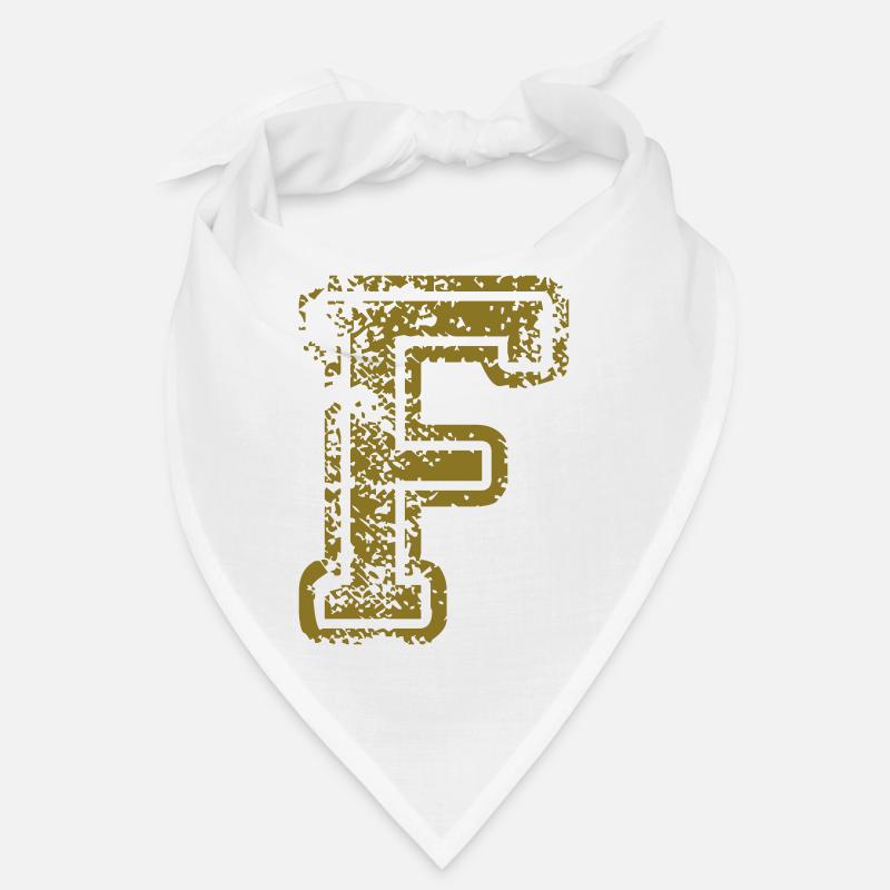 F - Buchstabe Bandana