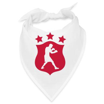 Boxen / Boxer / Boxing / Fight / Ali - Bandana - Weiß - Vorne