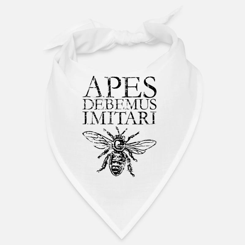 APES DEBEMUS IMITARI Beekeeper Quote Design Bandana