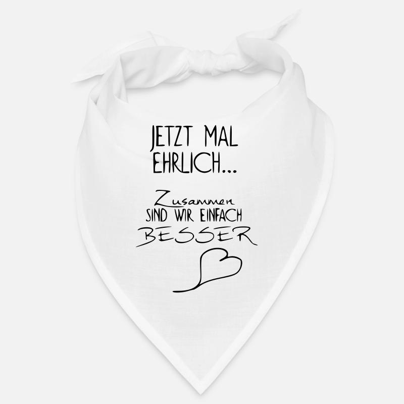 Jetzt mal ehrlich - lustiger Spruch witzig funny Bandana