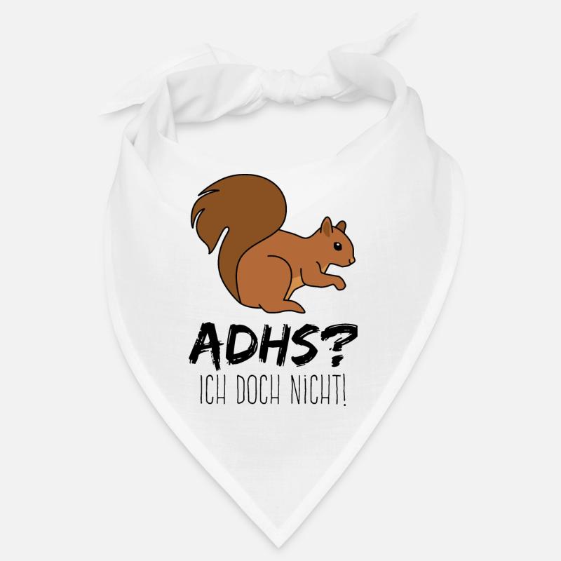 Eichhörnchen mit ADHS Bandana