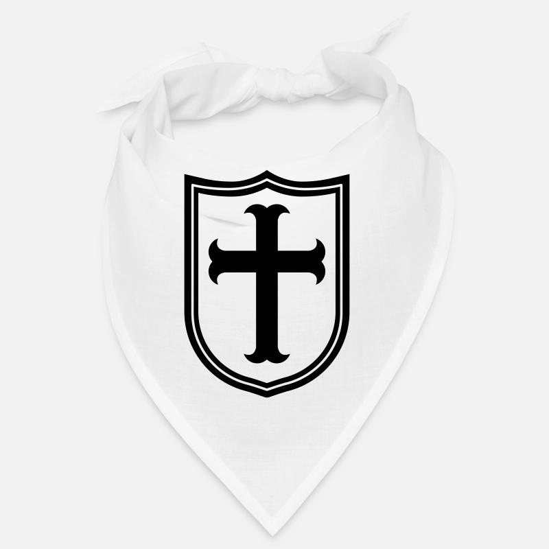templar knight - Bandana - white
