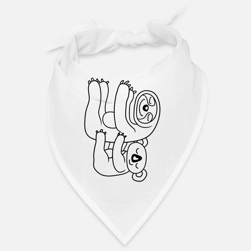 faultier koala baer 2 freunde team paar haengend k Bandana