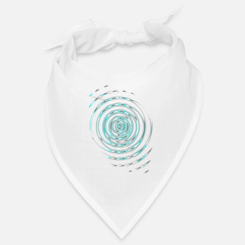 Black blue waves invert Bandana