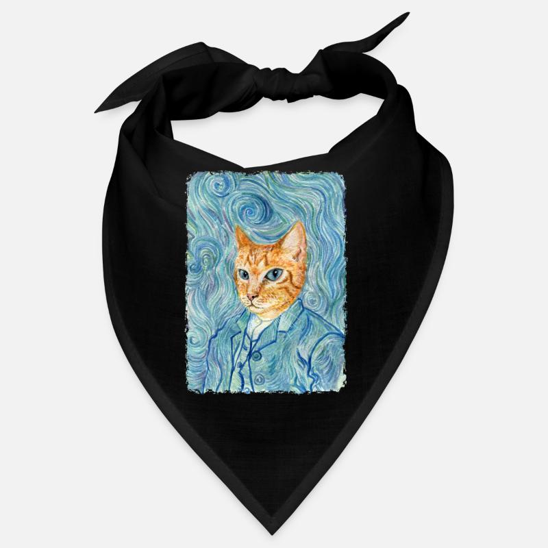 Kitten van Gogh Bandana