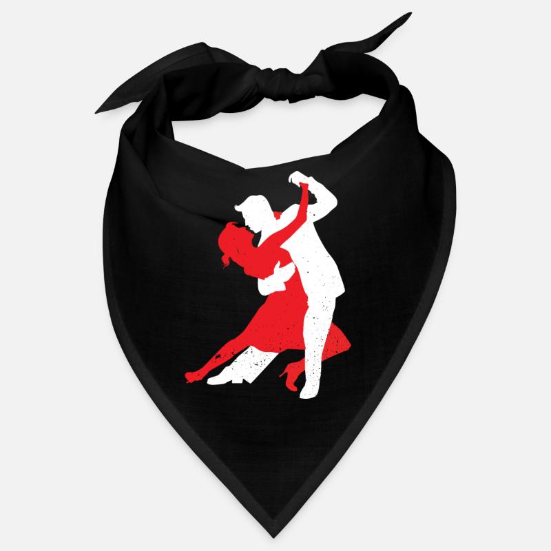 Tanzen Silhouette Paar Tänzer Romantischer Tanz Bandana