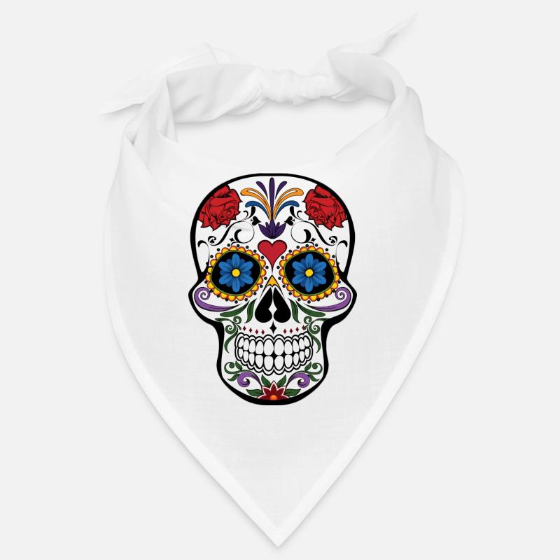 pretty pattern skull skull skull colored style Bandana