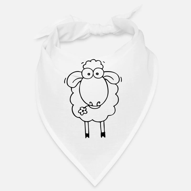 Sheep white Bandana