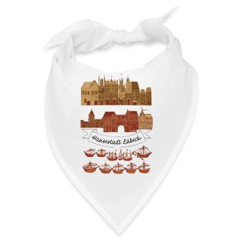 Lübeck - Bandana - Weiß - Vorne