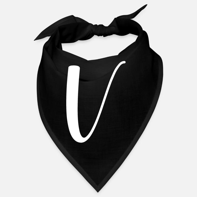 Calligraphie, initiale V Bandana