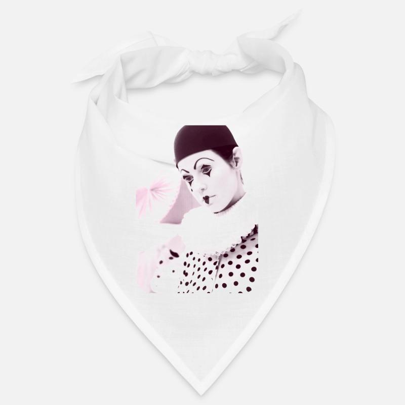 Clown triste - Bandana - blanc