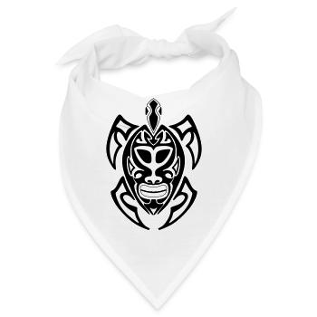 Polynesische Schildkröte - Bandana - Weiß - Vorne