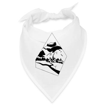 Bergdorf - Bandana - Weiß - Vorne