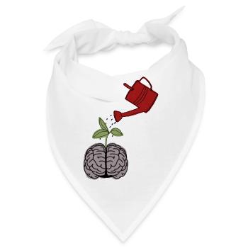 Wachse und gedeihe - Bandana - Weiß - Vorne