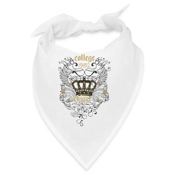 College - Bandana - Weiß - Vorne