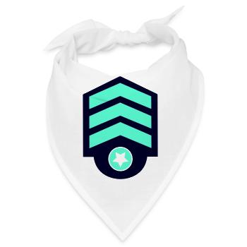 Abzeichen - Bandana - Weiß - Vorne