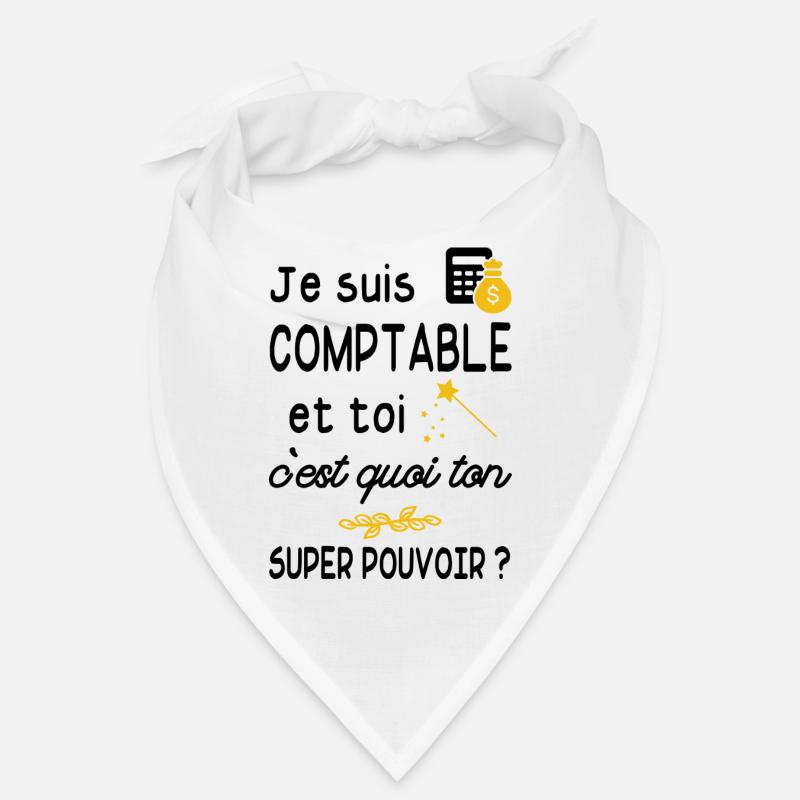 je suis comptable / cadeau humour comptable Bandana