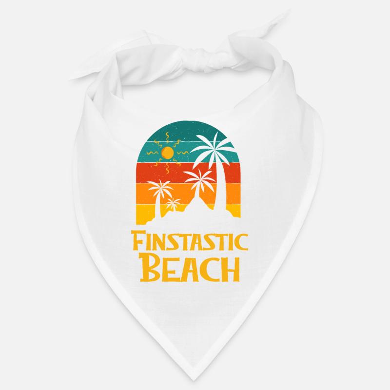 Finstastic Beach Pêche estivale Tropical Bandana