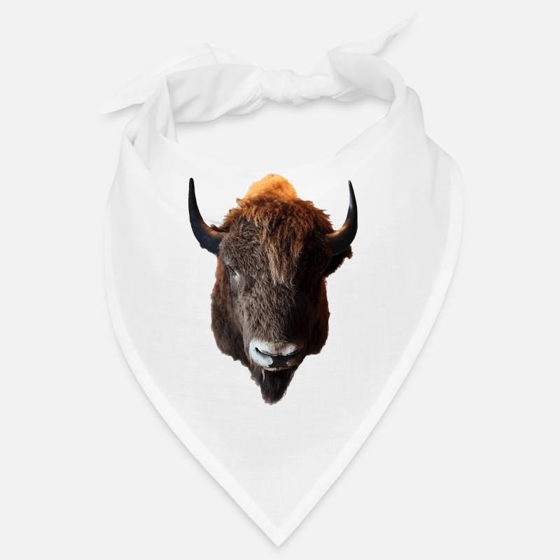 Der Bison wird auch Büffel genannt Bandana