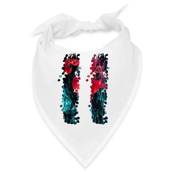 Retro Style - Bandana - Weiß - Vorne