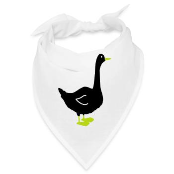 gans - Bandana - Weiß - Vorne