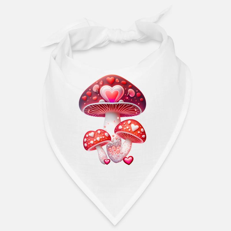Heart's Mushrooms Bandana