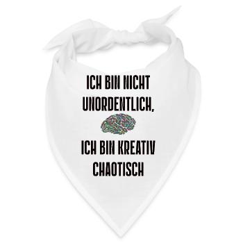 Spruch 6 - Bandana - Weiß - Vorne