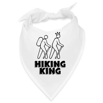 Bergwanderung Naturerlebnis Wandern Statement - Bandana - Weiß - Vorne