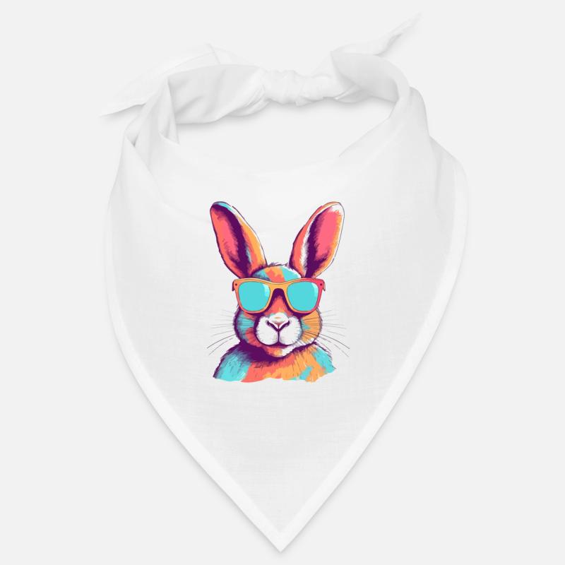 Greg the Bespectacled Bunny Bandana