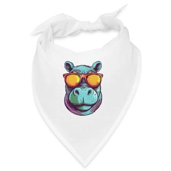 Bif Nilpferd - Bandana - Weiß - Vorne