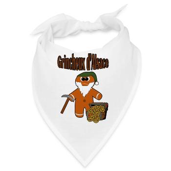 Grumpy aus dem Elsass - Bandana - Weiß - Vorne