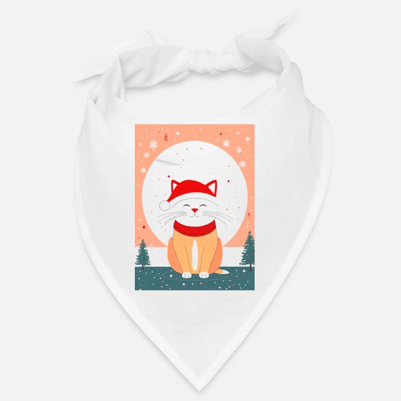 Chat mignon Noël Bandana