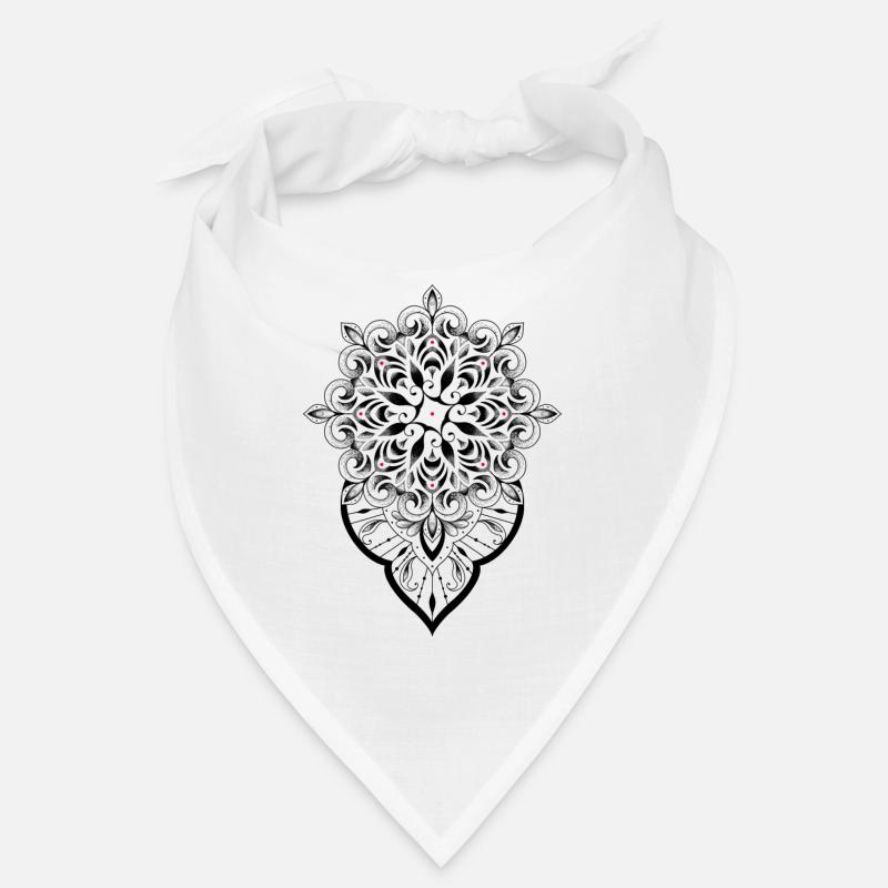 Mandala graphic dot work Bandana