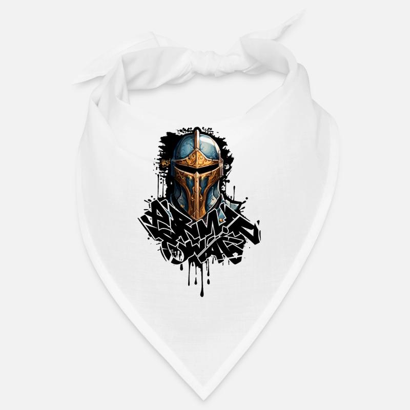 Armure de chevalier médiéval - Bandana - blanc