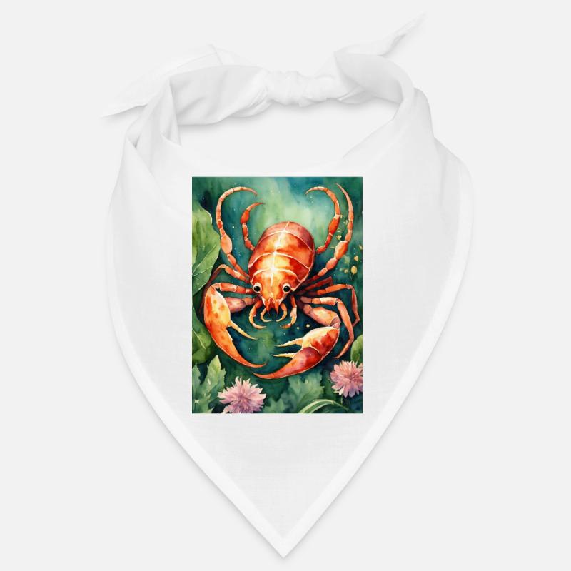 Sternzeichen Skorpion - Bandana - Weiß