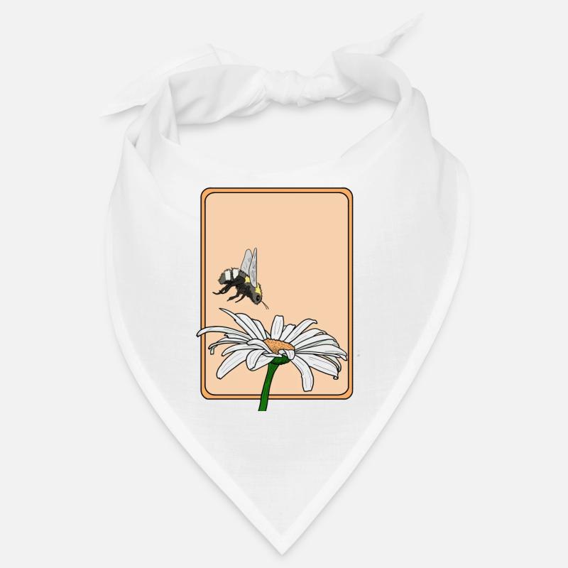 Gänseblümchen und Hummel Bandana