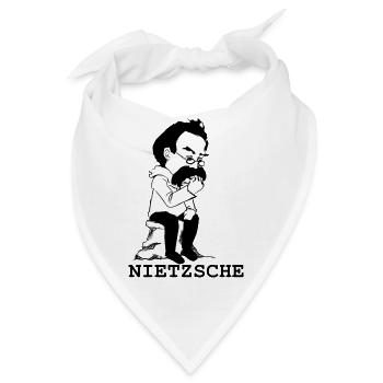 Nietzsche - Bandana - Weiß - Vorne