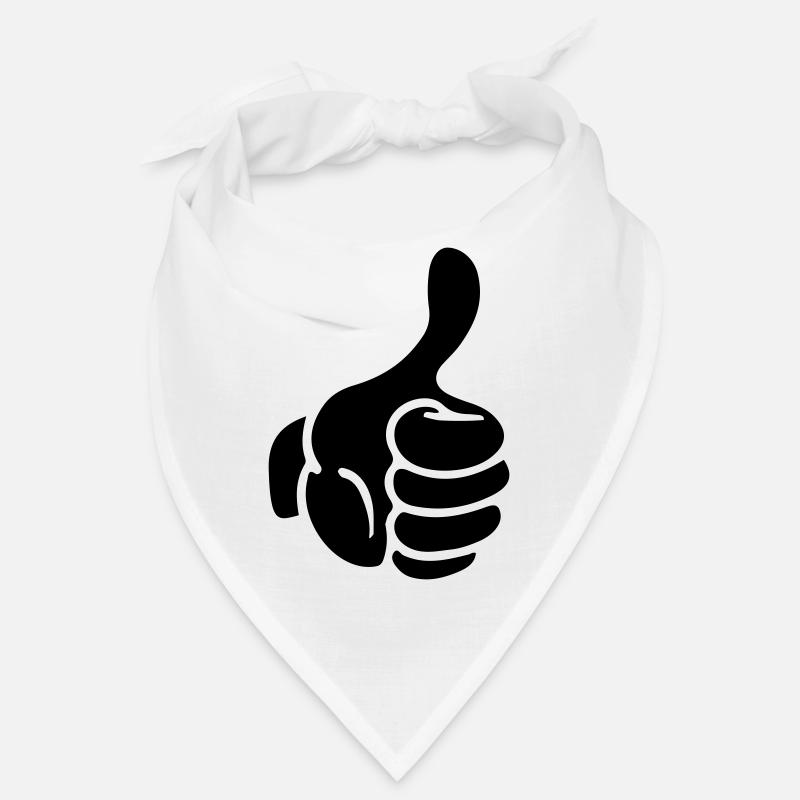 hand thumb like comic Bandana