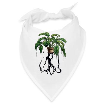Zimmerpflanze / Topfpflanze / Dekoration / Topf - Bandana - Weiß - Vorne