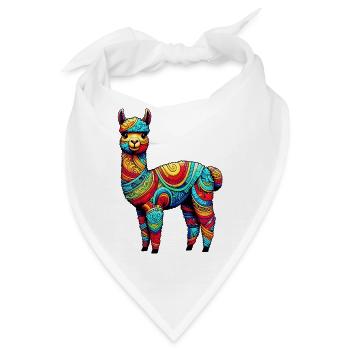 Alpaka - Bandana - Weiß - Vorne