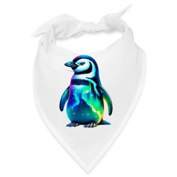 Aurora Borealis Pinguin - Bandana - Weiß - Vorne