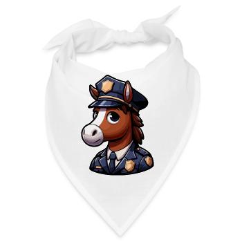 Patrouillenpony: Der Huf des Gesetzes - Bandana - Weiß - Vorne