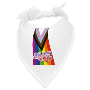 Pride Spectrum: LGBTQIA+ Celebration - Bandana - Weiß - Vorne