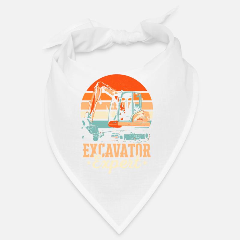 Excavator Expert Operator Heavy Equipment Bandana