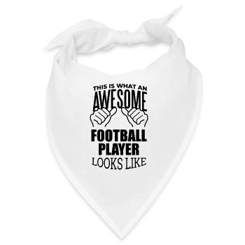 Fußball Fußball Fußball - Bandana - Weiß - Vorne